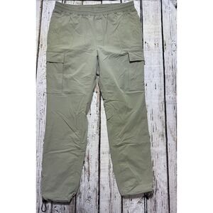 Fourlaps Mens Athletic Track Joggers Pants Tan Beige L Re Up Performance‎